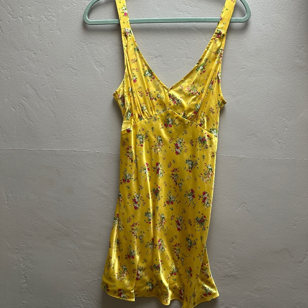 NWT SILK Reformation mini dress Ellery